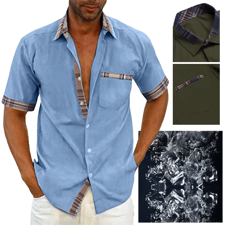 メンズカジュアル半袖シャツ