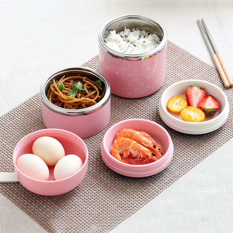 手提日式锈钢饭盒