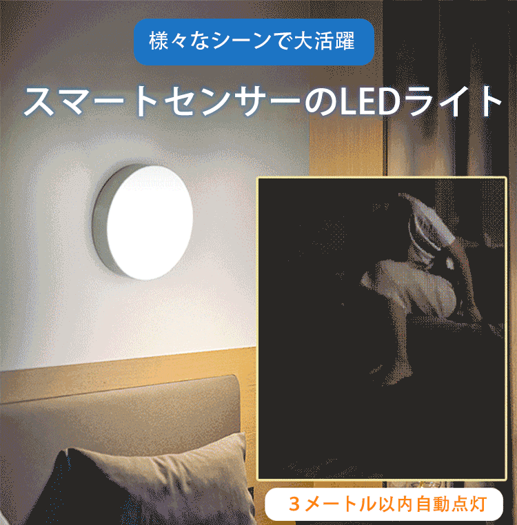 スマートセンサーLEDライト