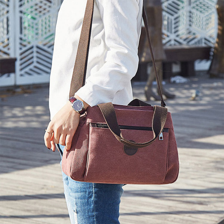 【キャンバスバッグ】大容量収納　5色＆３way　使いキャンバス生地　これ１点でお出かけを楽にしよう！