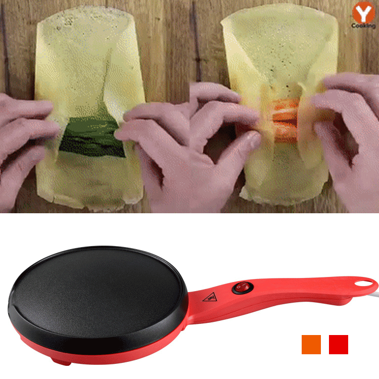 【クレープメーカー】クレープだけでなくホットケーキや春巻きなども焼き、手軽にお家でテイータイムが楽しめる。