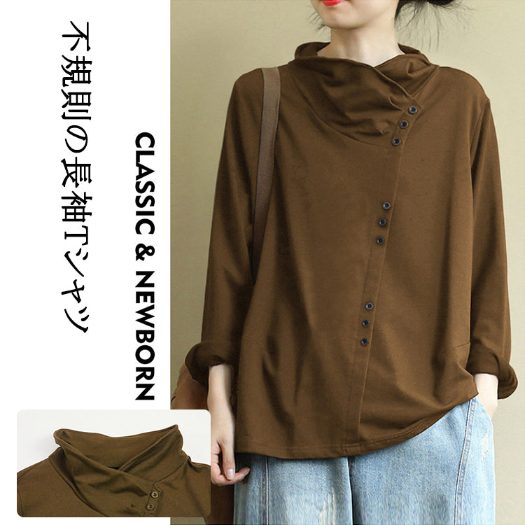 不規則なレディースパーカー