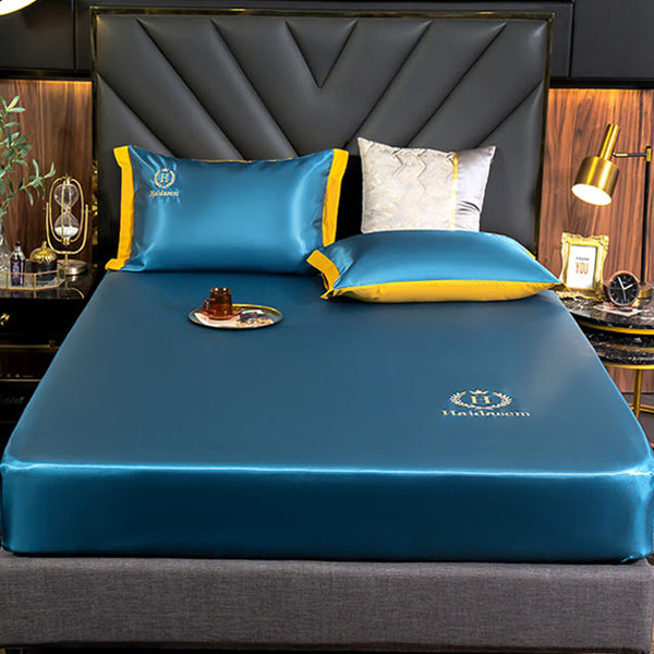 肌にやさしい　マットレスカバー、枕カバ×２　３点セット　快眠にサポート