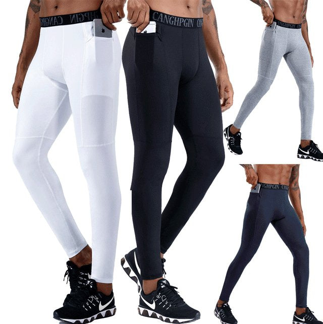 男性PRO速乾フィットネスパンツ